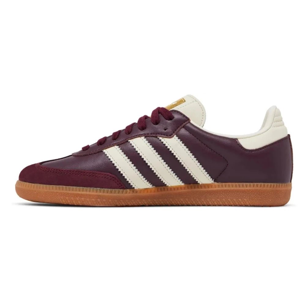 Adidas Samba OG Maroon Gold Metallic - LNT STEP-Sneaker - Adidas -  - 71599608 - 36 - Adidas Samba OG Maroon Gold Metallic -