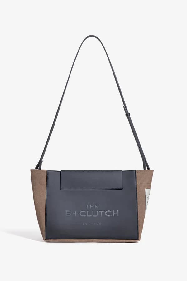 Bonheur Clutch+Bag- - Chocolate