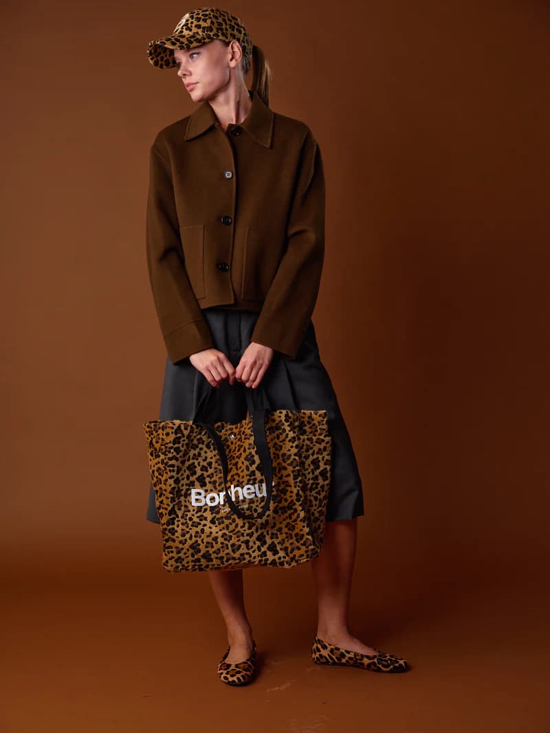 Bonheur N°4 Kanvas Çanta- - Leopard