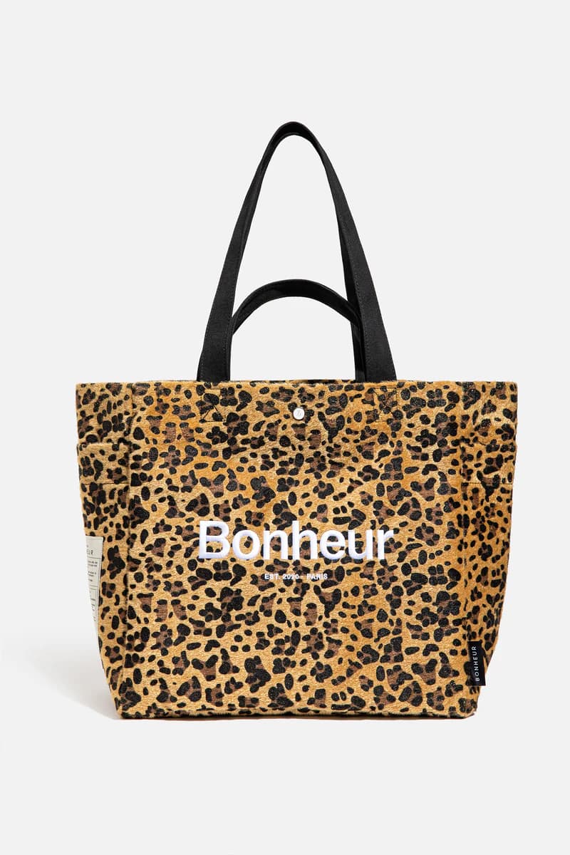 Bonheur N°4 Kanvas Çanta- - Leopard