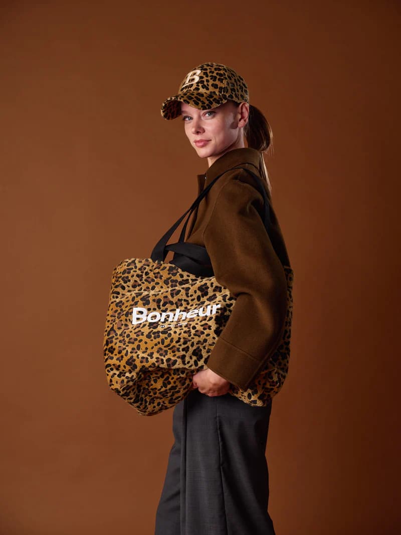 Bonheur N°4 Kanvas Çanta- - Leopard