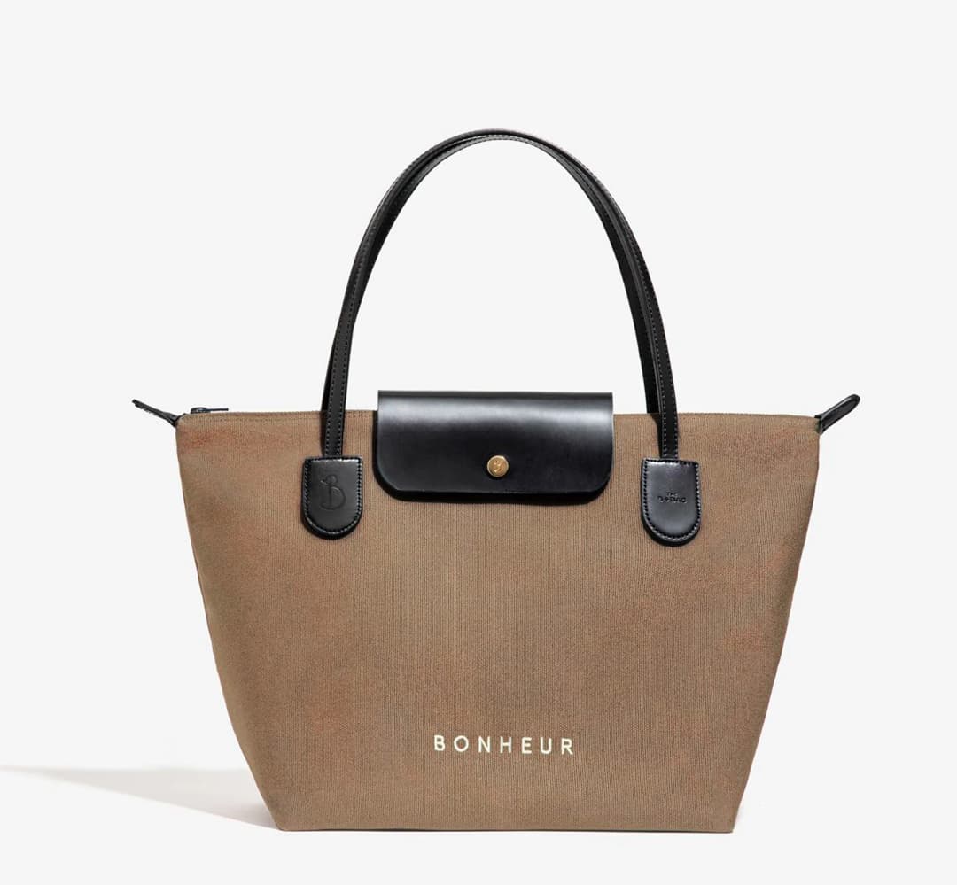 Bonheur N°7 Kanvas Çanta - Lıght Brown