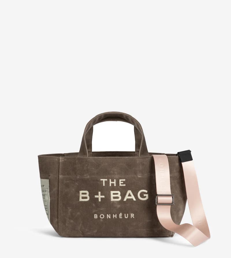 Bonheur The B+Bag Canvas- - Chocolate