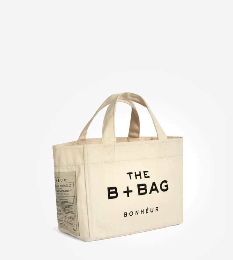 Bonheur The B+Bag Canvas- - Coconut Milk