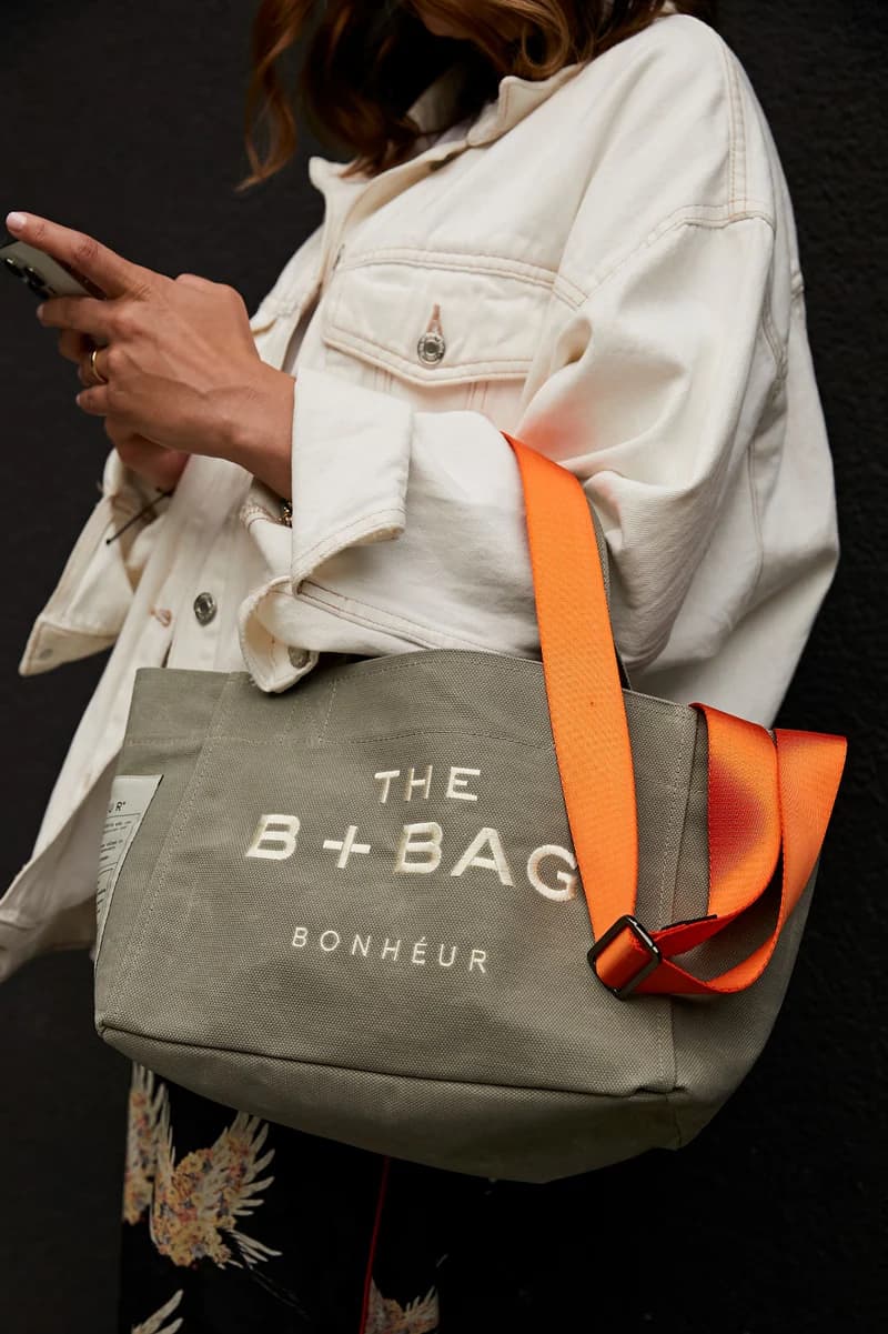 Bonheur The B+Bag Canvas- - Milky Green