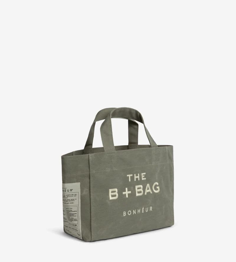 Bonheur The B+Bag Canvas- - Milky Green