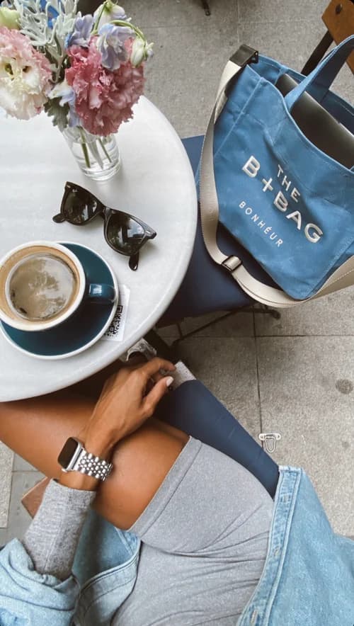 Bonheur The B+Bag Canvas- - Parisian Blue