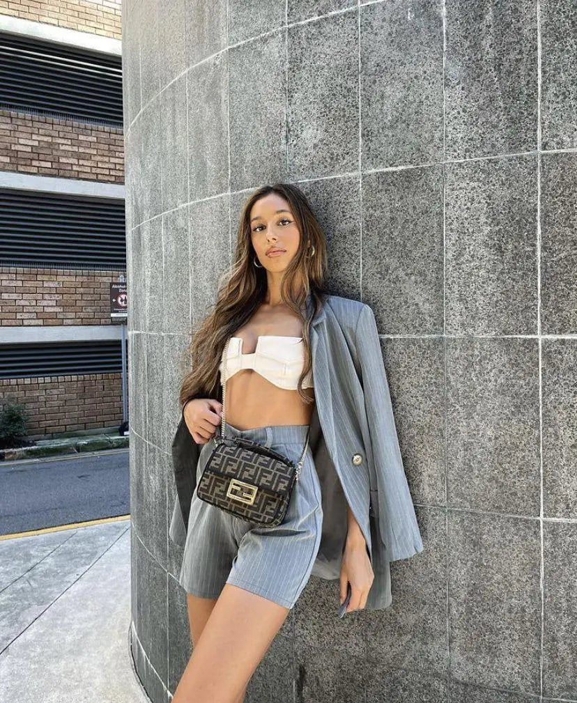 Fendi Baguette Mini- - Brown