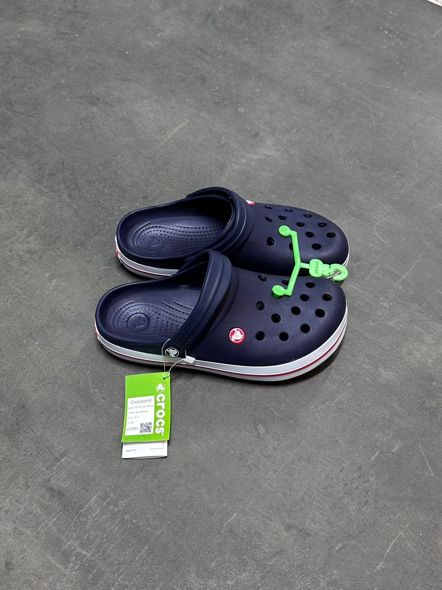 Crocs Crocband Navy White Red