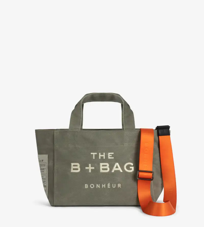 Bonheur The B+Bag Canvas- - Milky Green