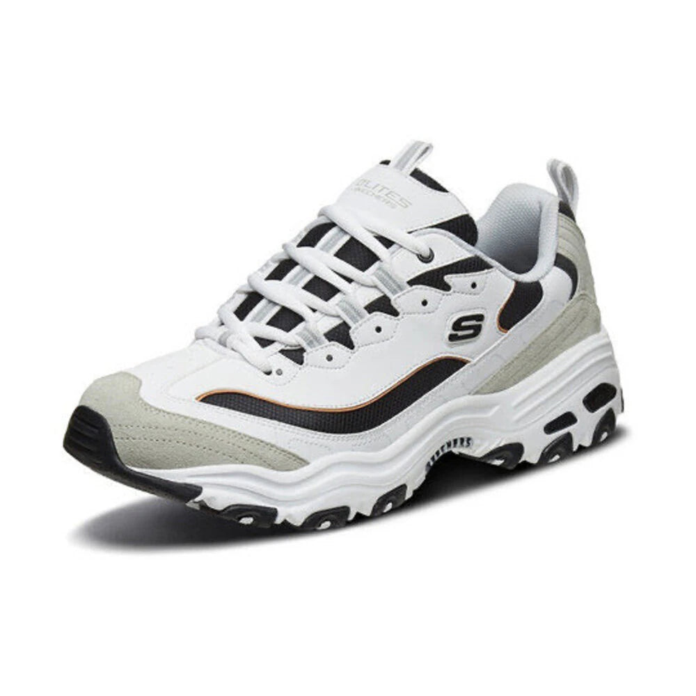 Skechers D’Lites 1.0 Low Running Shoes White/Grey