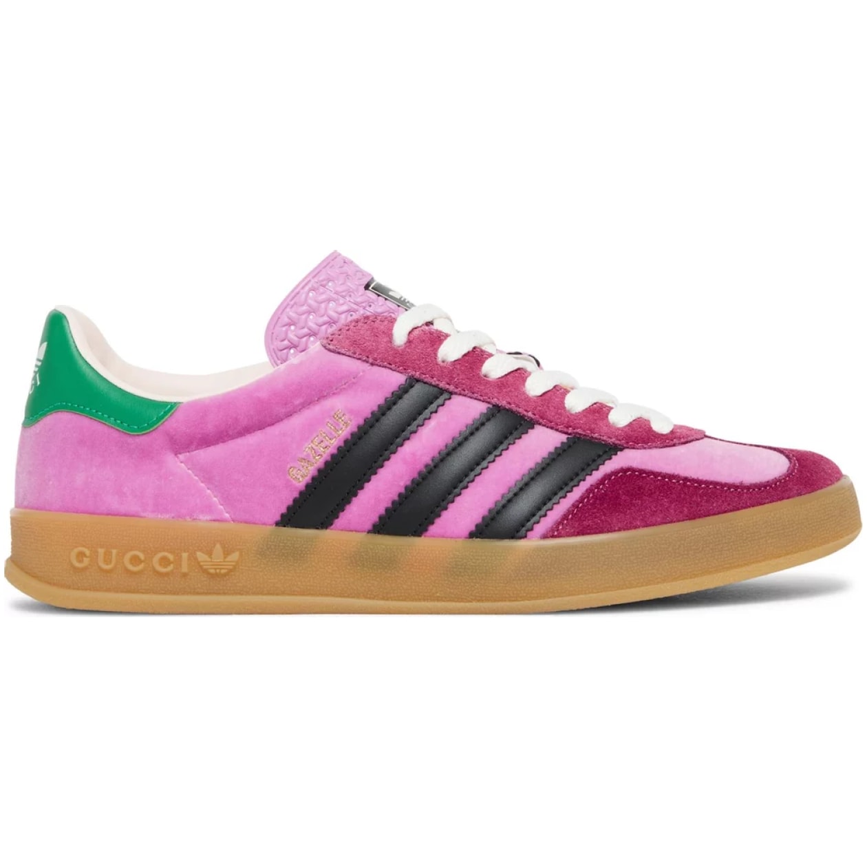 Adidas Gucci X Gazelle Pink Velvet