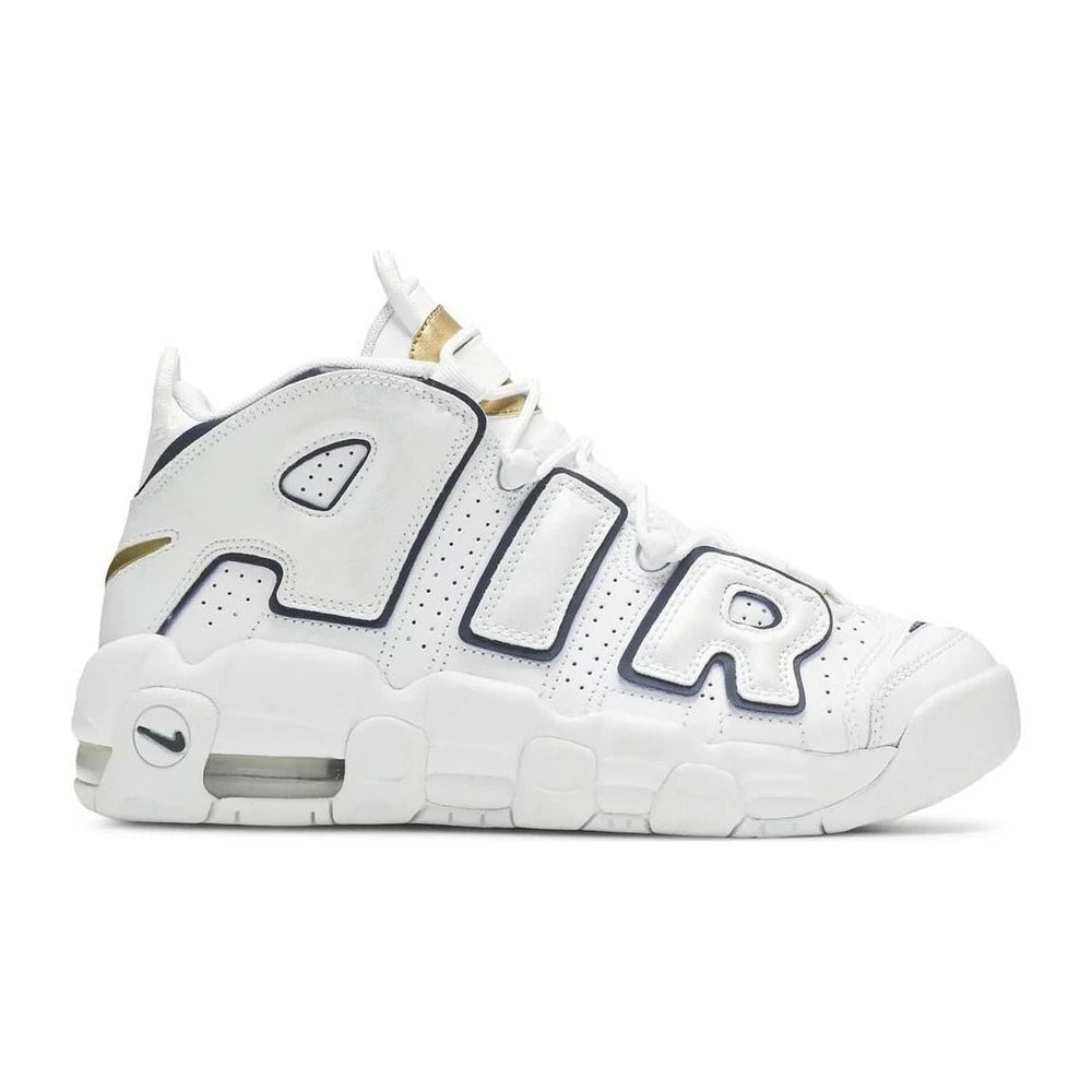Nike Air More Uptempo White Midnight Navy