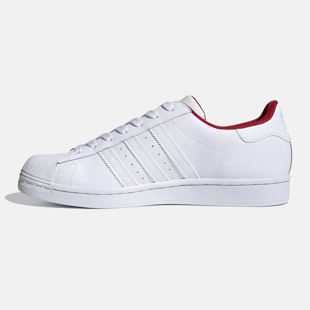 Adidas Superstar Trefoil Print - Scarlet