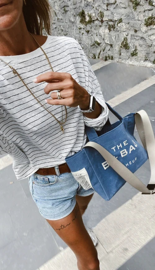 Bonheur The B+Bag Canvas - Parisian Blue