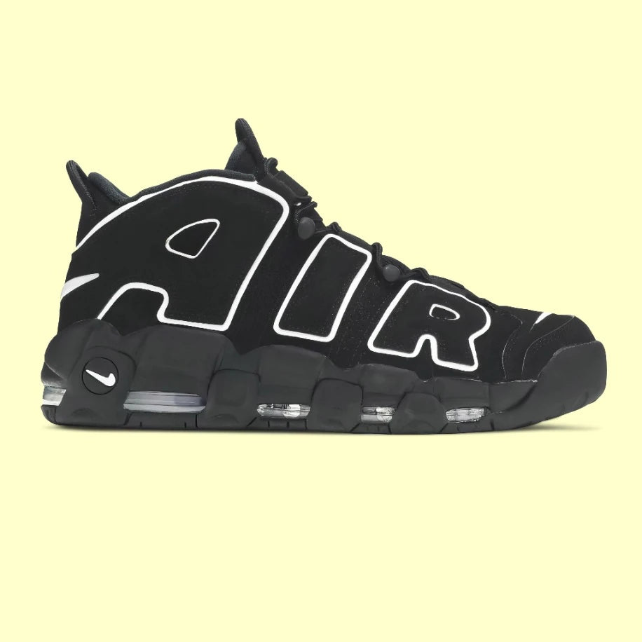 Nike Air More Uptempo Black White