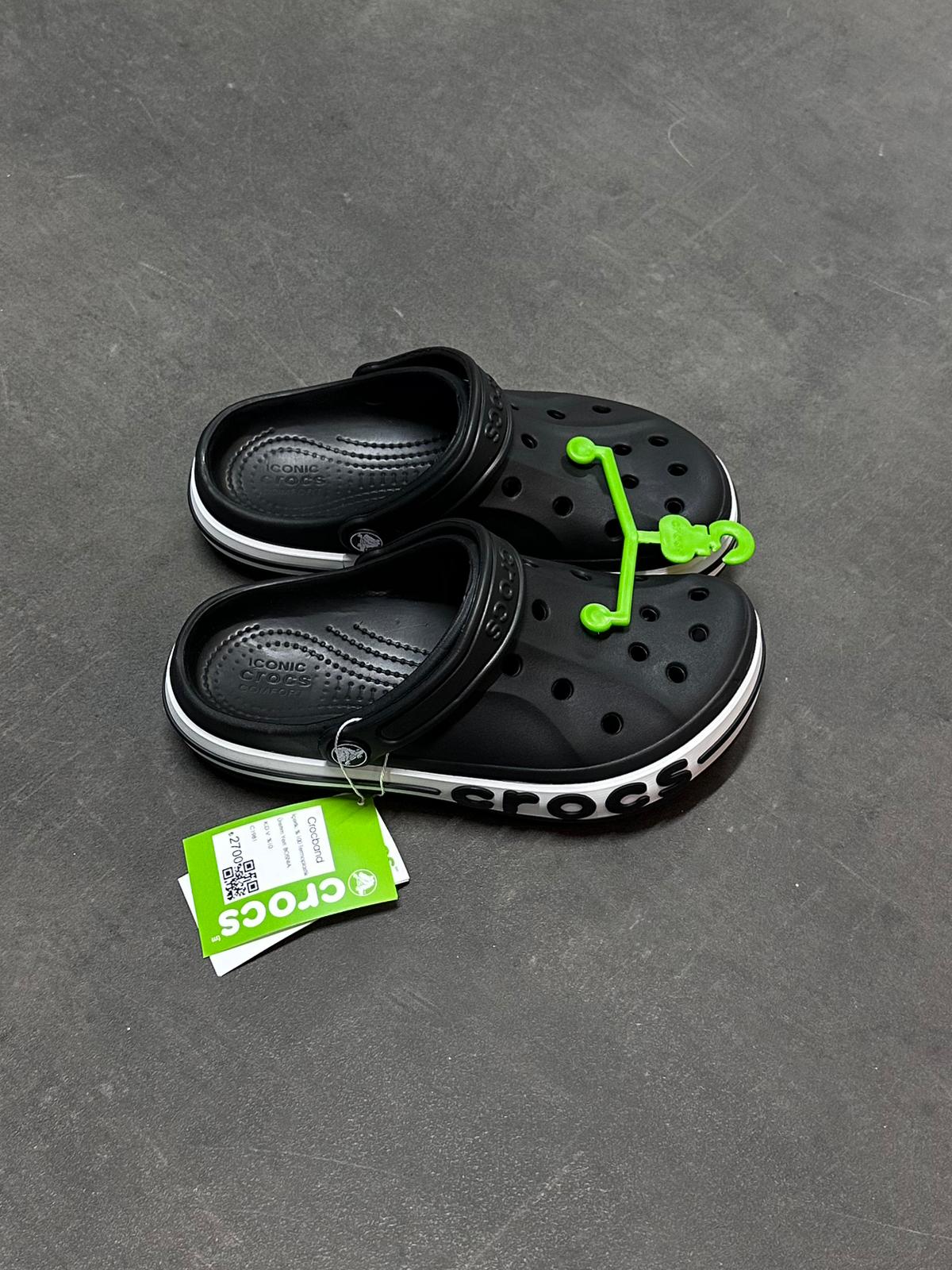 Crocs Bayaband Clog Black White