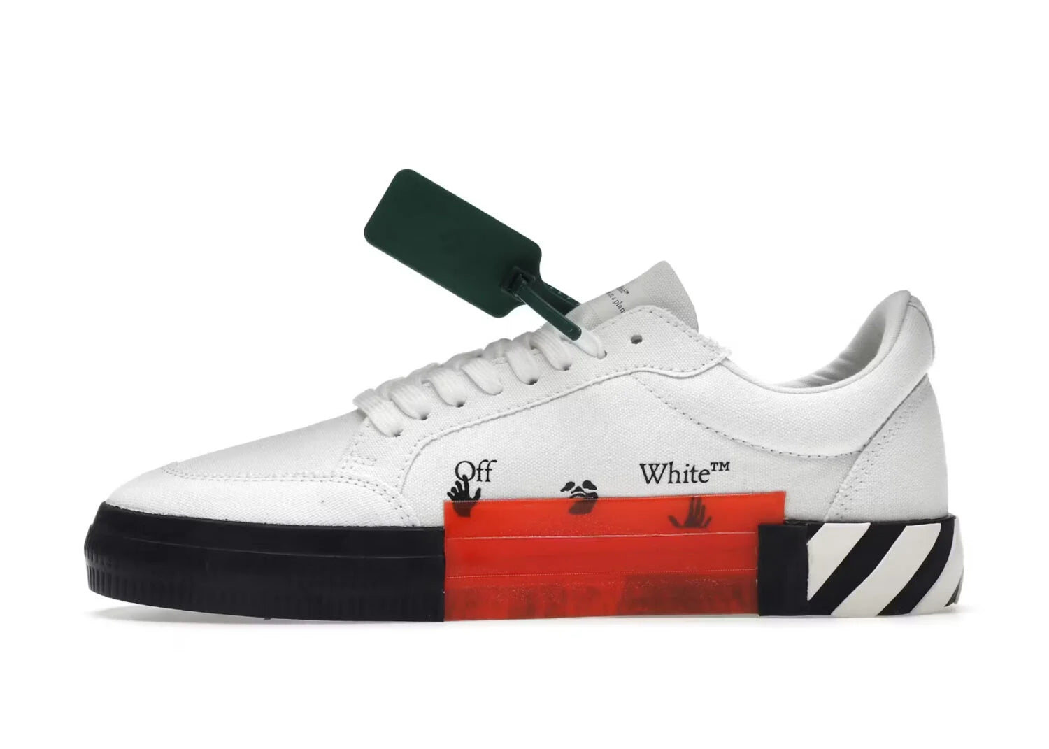 OFF-WHITE Vulc Low Canvas White Black
