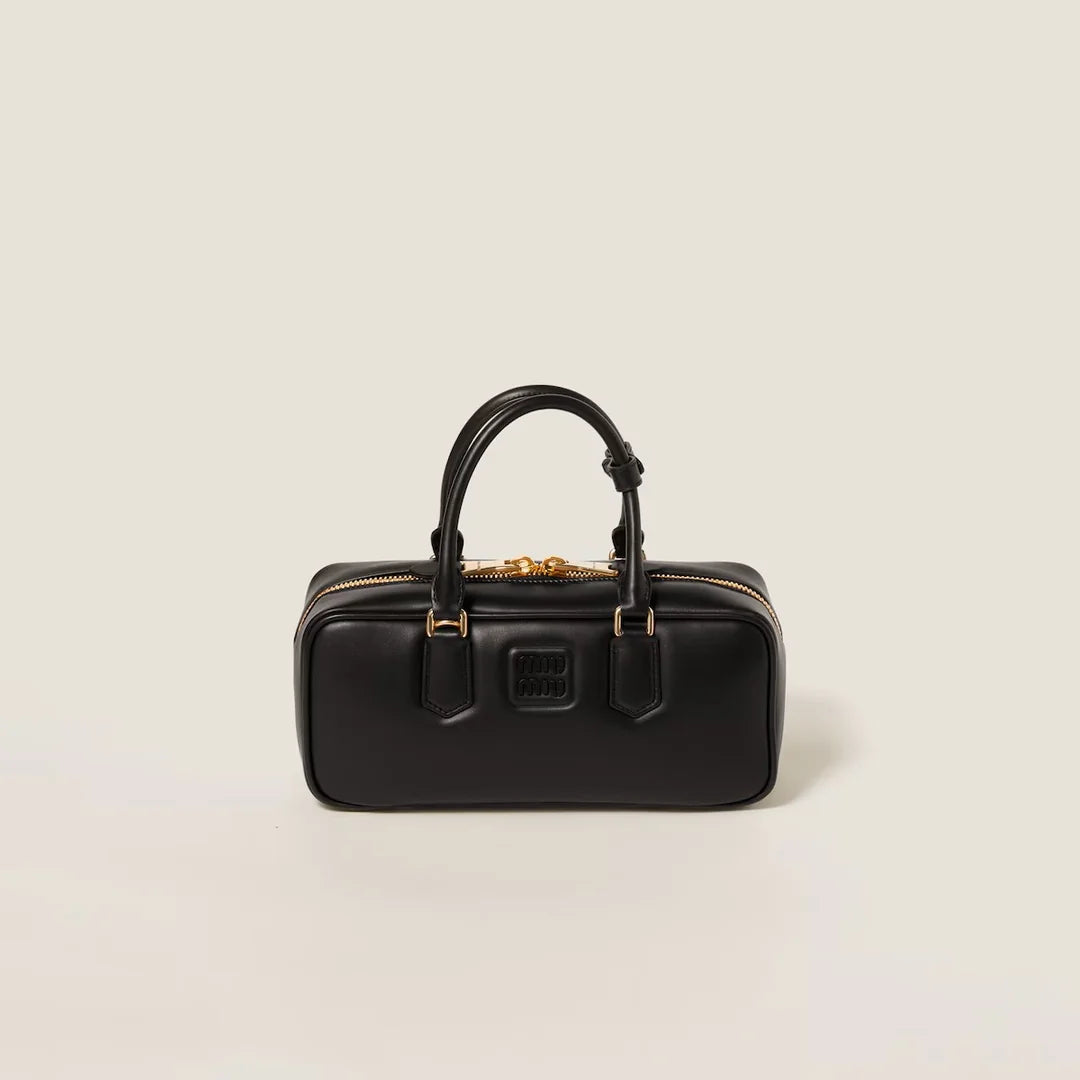 Miu Miu Arcade Deri Çanta - Siyah