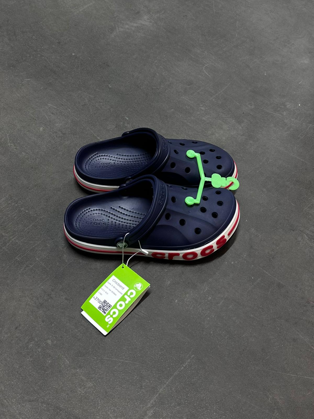 Crocs Bayaband Clog Navy White Red