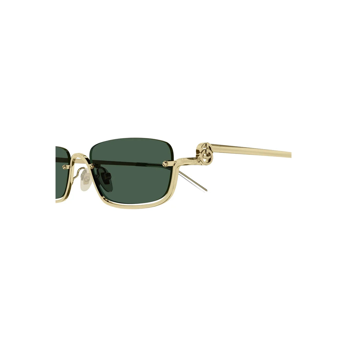 Gucci GG1278S 002 Gold Green Güneş Gözlüğü
