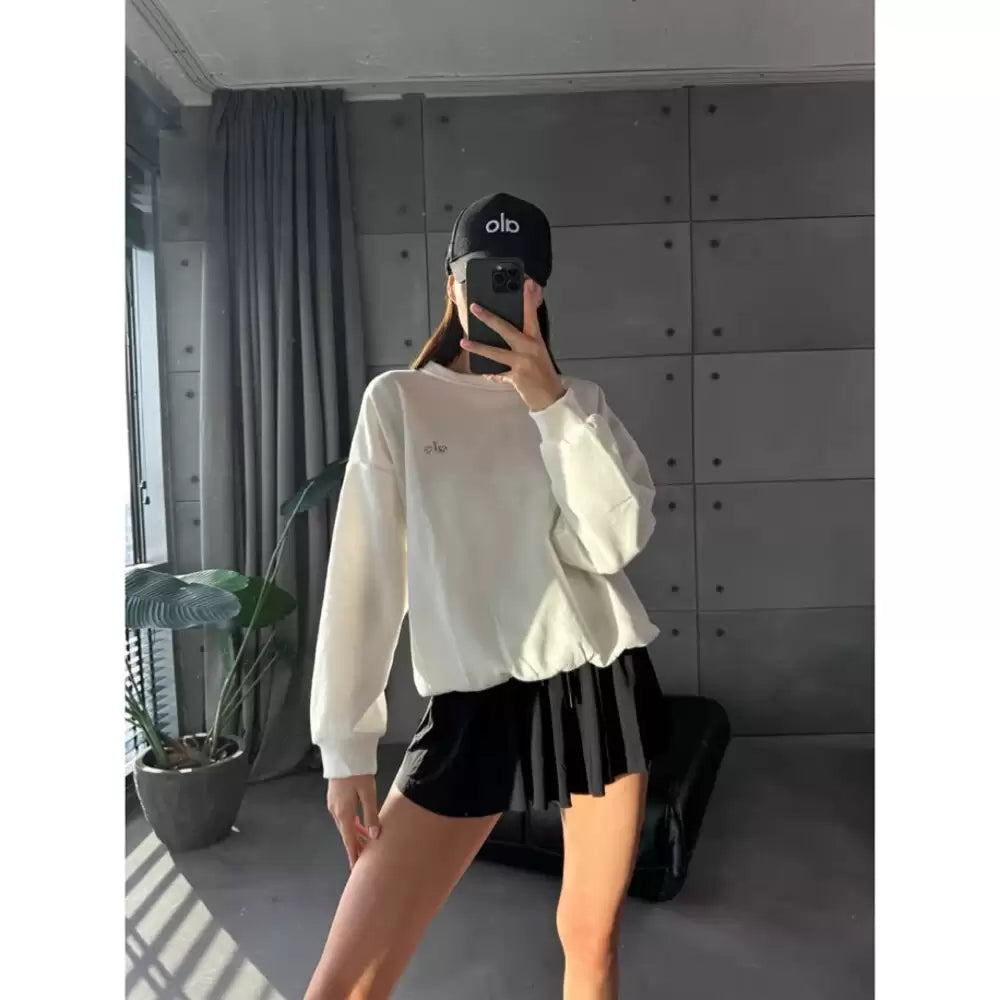 Alo Yoga Sweatshirt Beyaz Premium