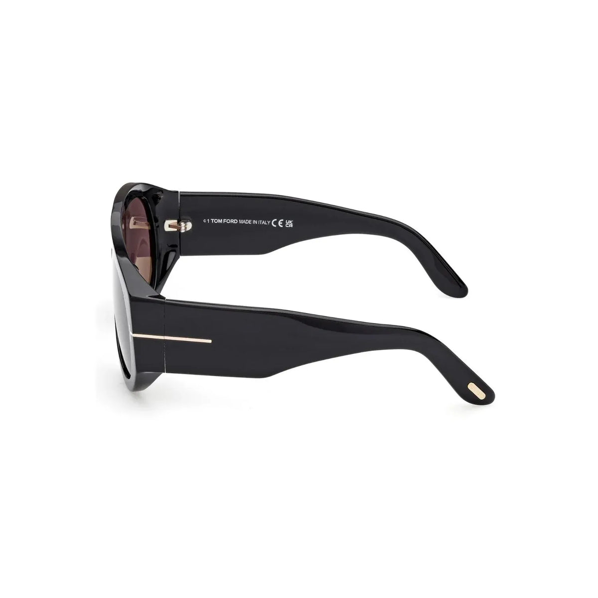 Tom Ford Bronson FT1044 01A Shiny Black Smoke Güneş Gözlüğü