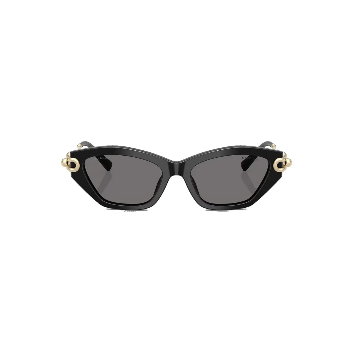 Tiffany & Co TF4231U 800181 Black Pale Gold Dark Grey Polarized Güneş Gözlüğü