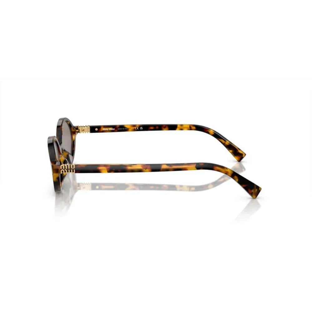Miu Miu Regard MU 04ZS VAU07F Honey Havana Light Grey Mirror Silver Güneş Gözlüğü