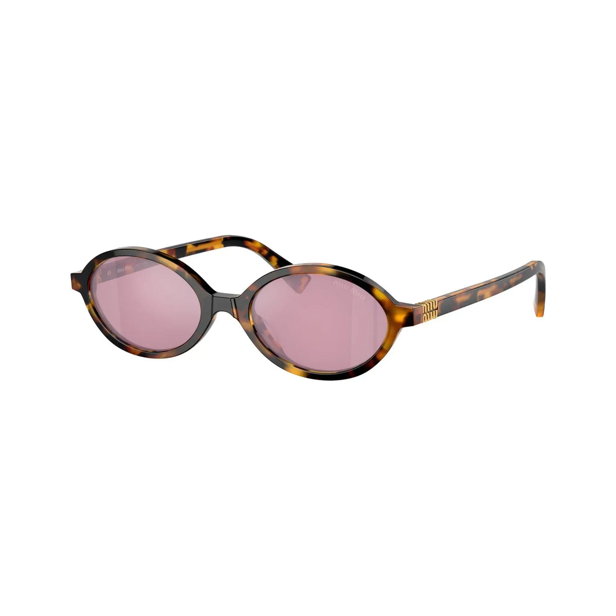Miu Miu Regard MU 04ZS VAU50D Honey Havana Bordeaux Mirror Güneş Gözlüğü