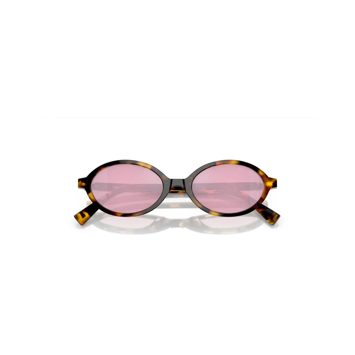 Miu Miu Regard MU 04ZS VAU50D Honey Havana Bordeaux Mirror Güneş Gözlüğü