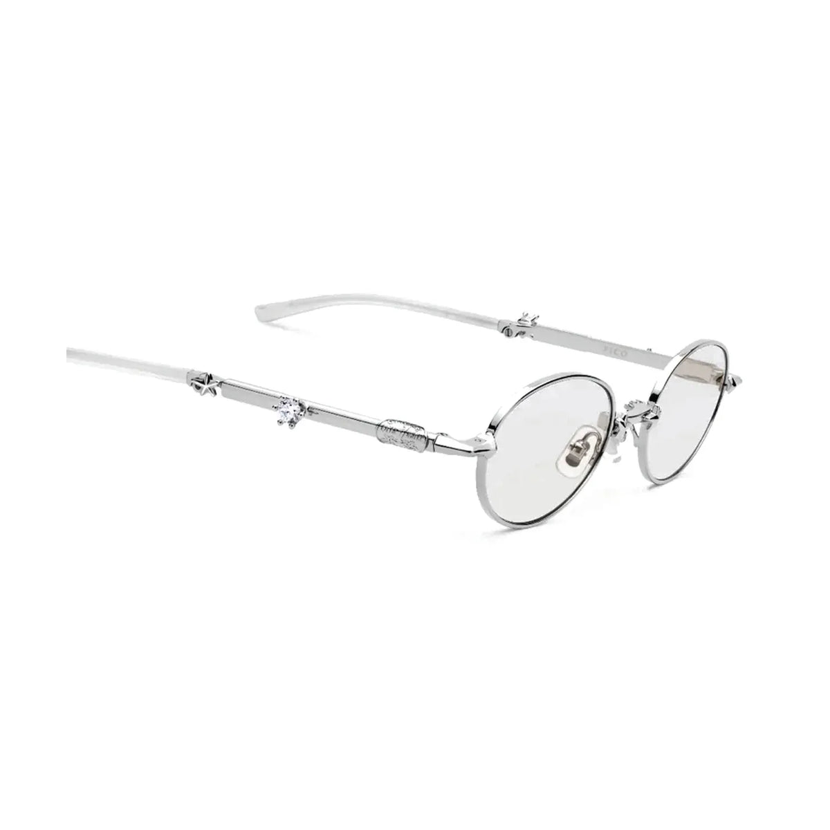 Gentle Monster Pico 02 Silver Clear Katlanabilir Gözlük