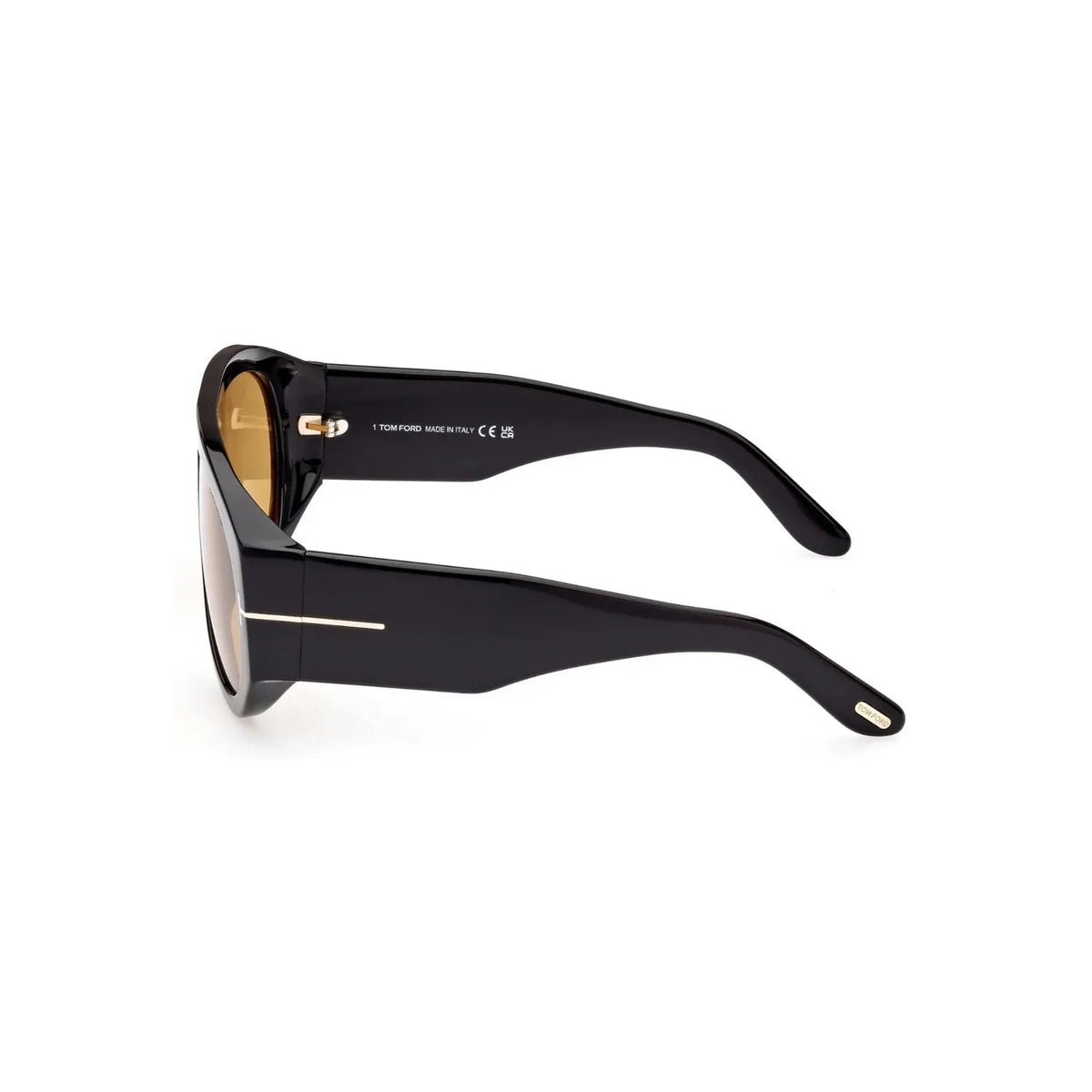 Tom Ford Bronson FT1044 01E Shiny Black Brown Güneş Gözlüğü