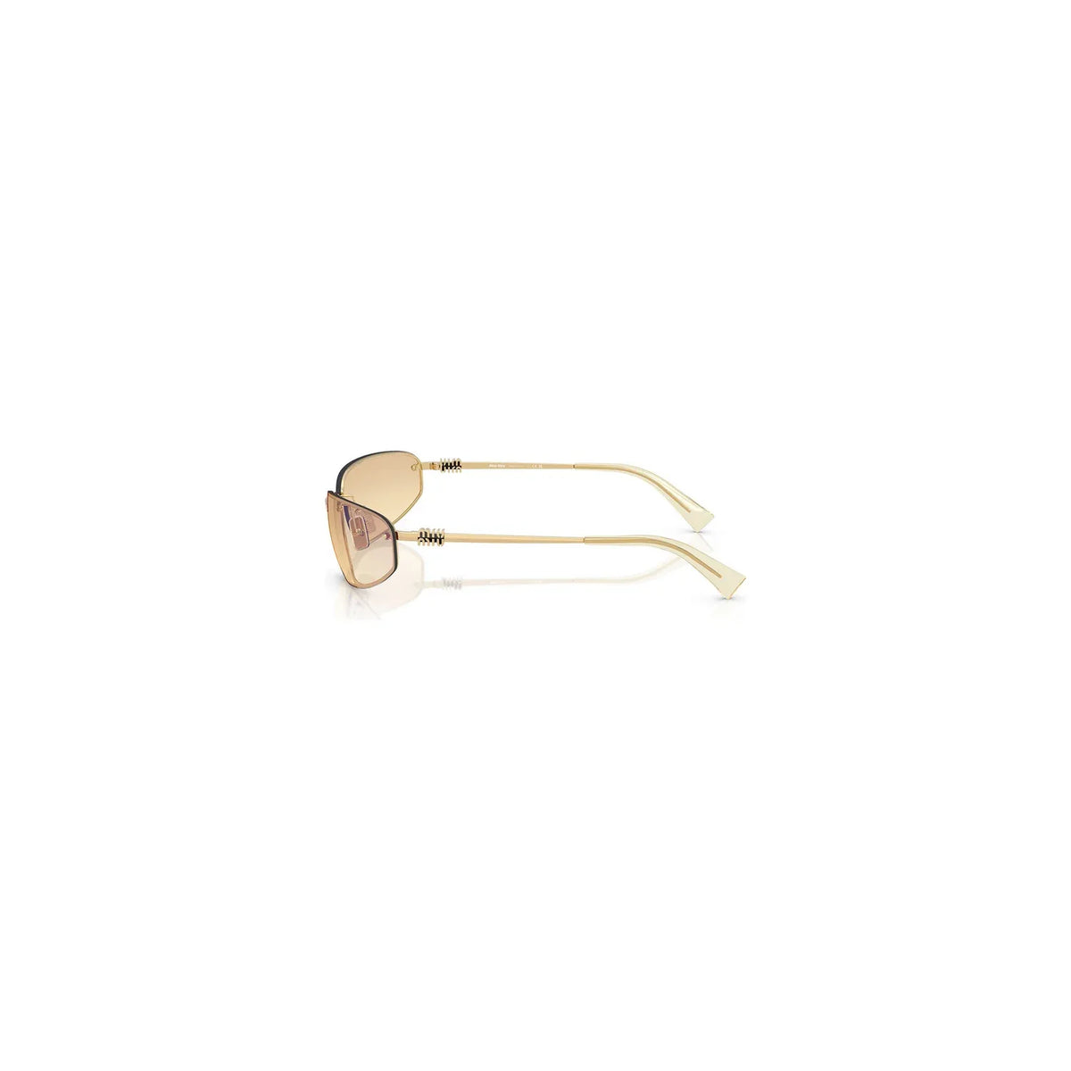 Miu Miu MU A50S 5AK7R1 Gold Yellow Gradient Silver Güneş Gözlüğü