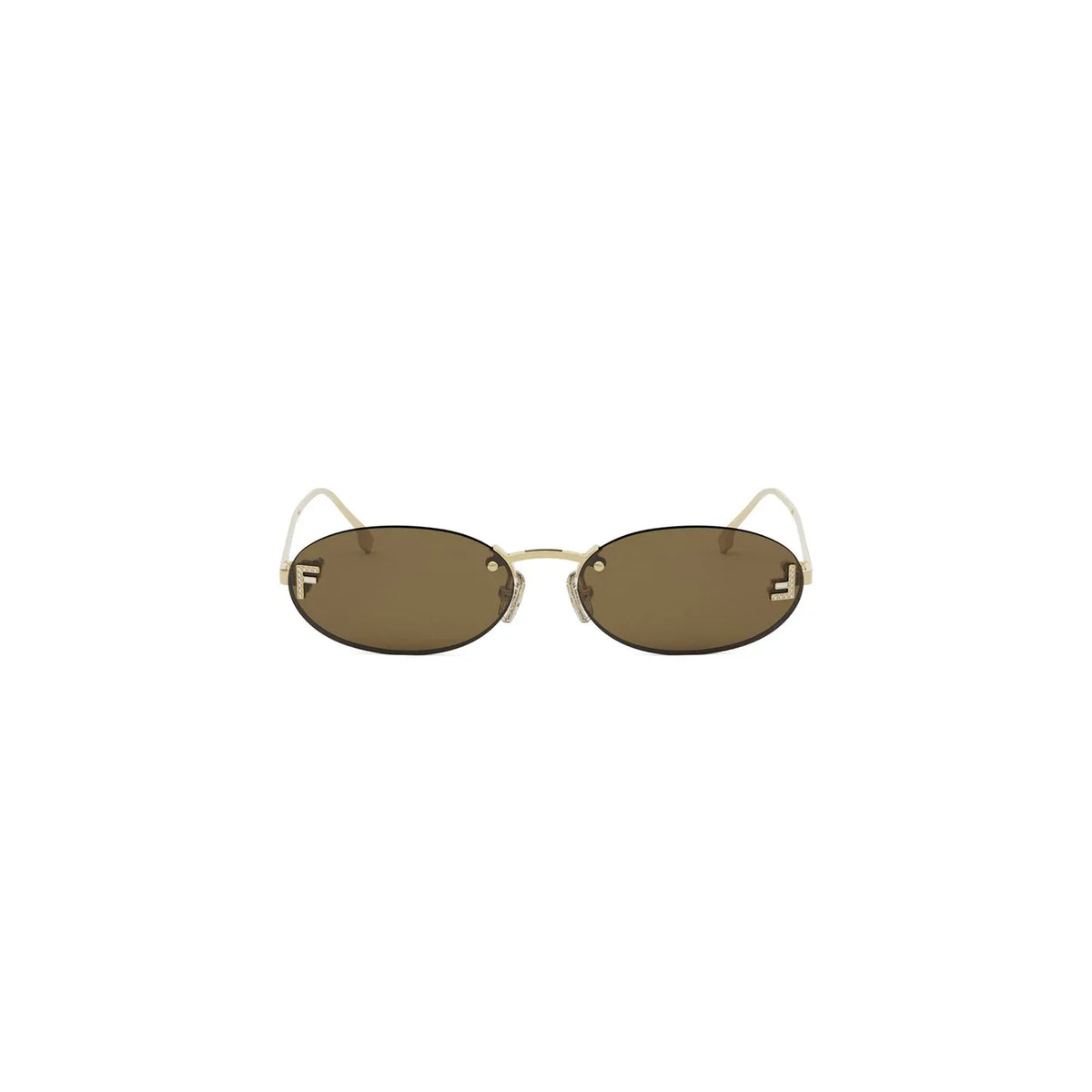 Fendi First Crystal FE4075US 30J Gold Brown Güneş Gözlüğü