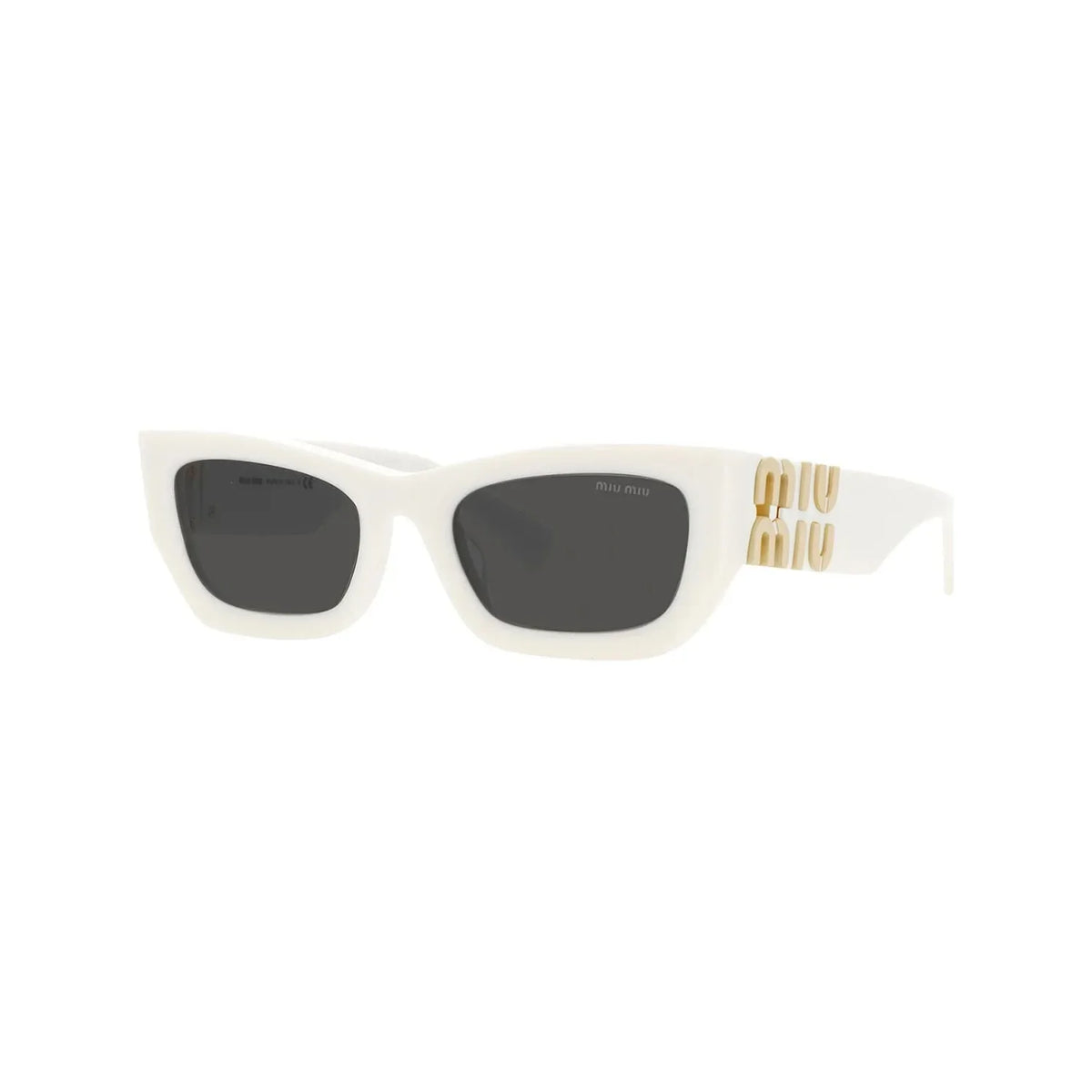 Miu Miu Glimpse MU 09WS 1425S0 White Dark Grey Güneş Gözlüğü