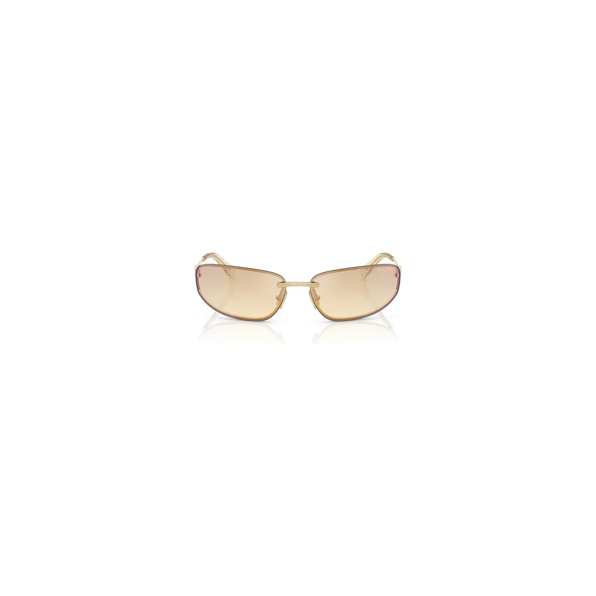 Miu Miu MU A50S 5AK7R1 Gold Yellow Gradient Silver Güneş Gözlüğü