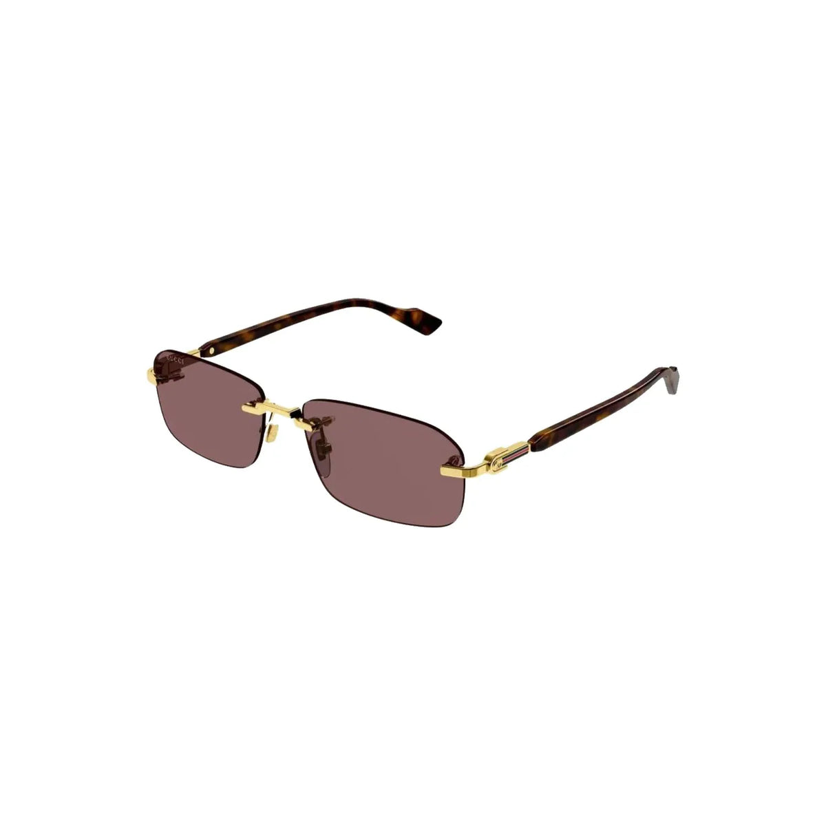 Gucci GG1221S 002 Gold Havana Brown Güneş Gözlüğü