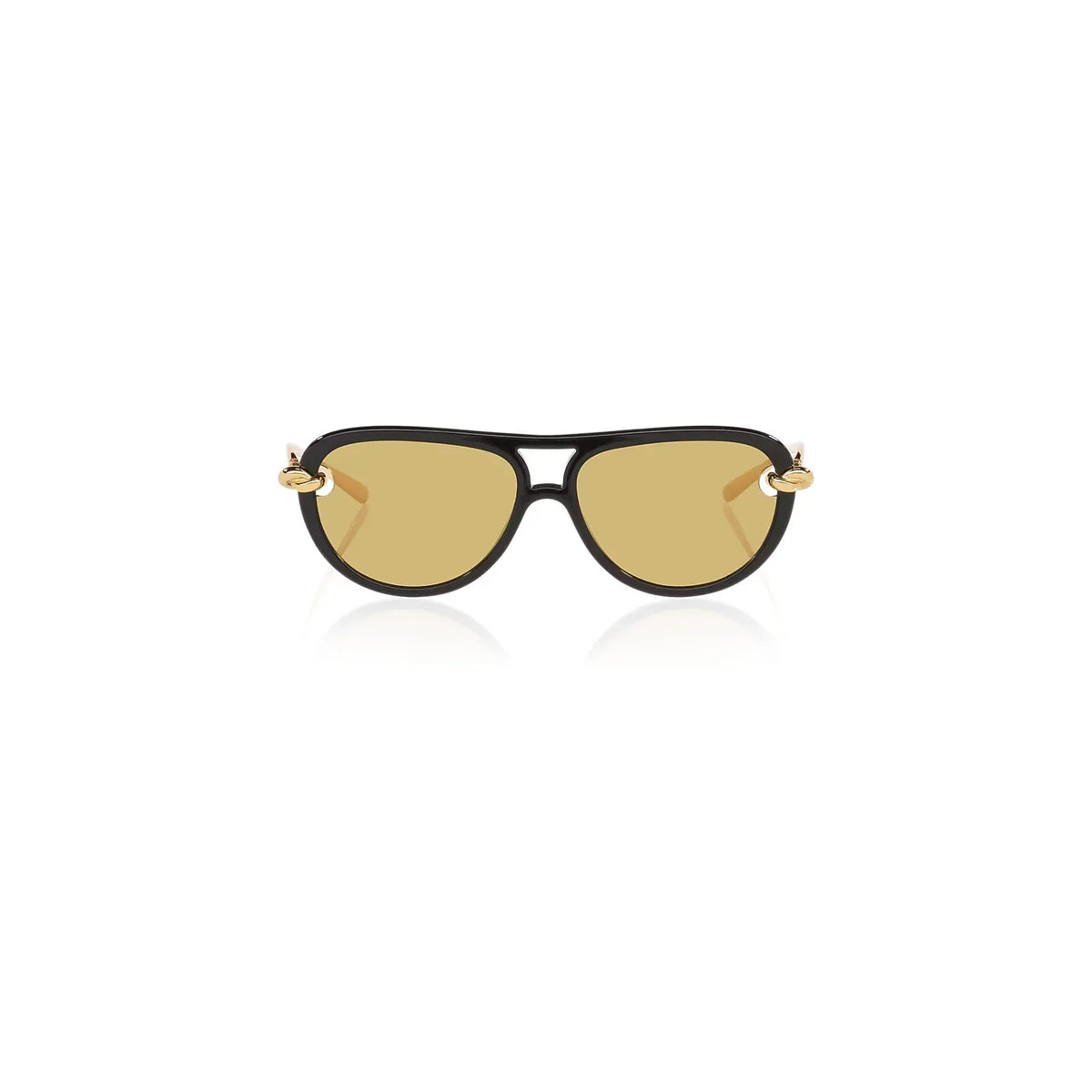 Bottega Veneta BV1418S 001 Black Gold Yellow Güneş Gözlüğü