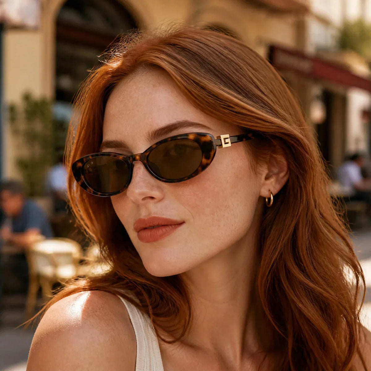 Gucci GG1680S 004 Dark Havana Brown Güneş Gözlüğü