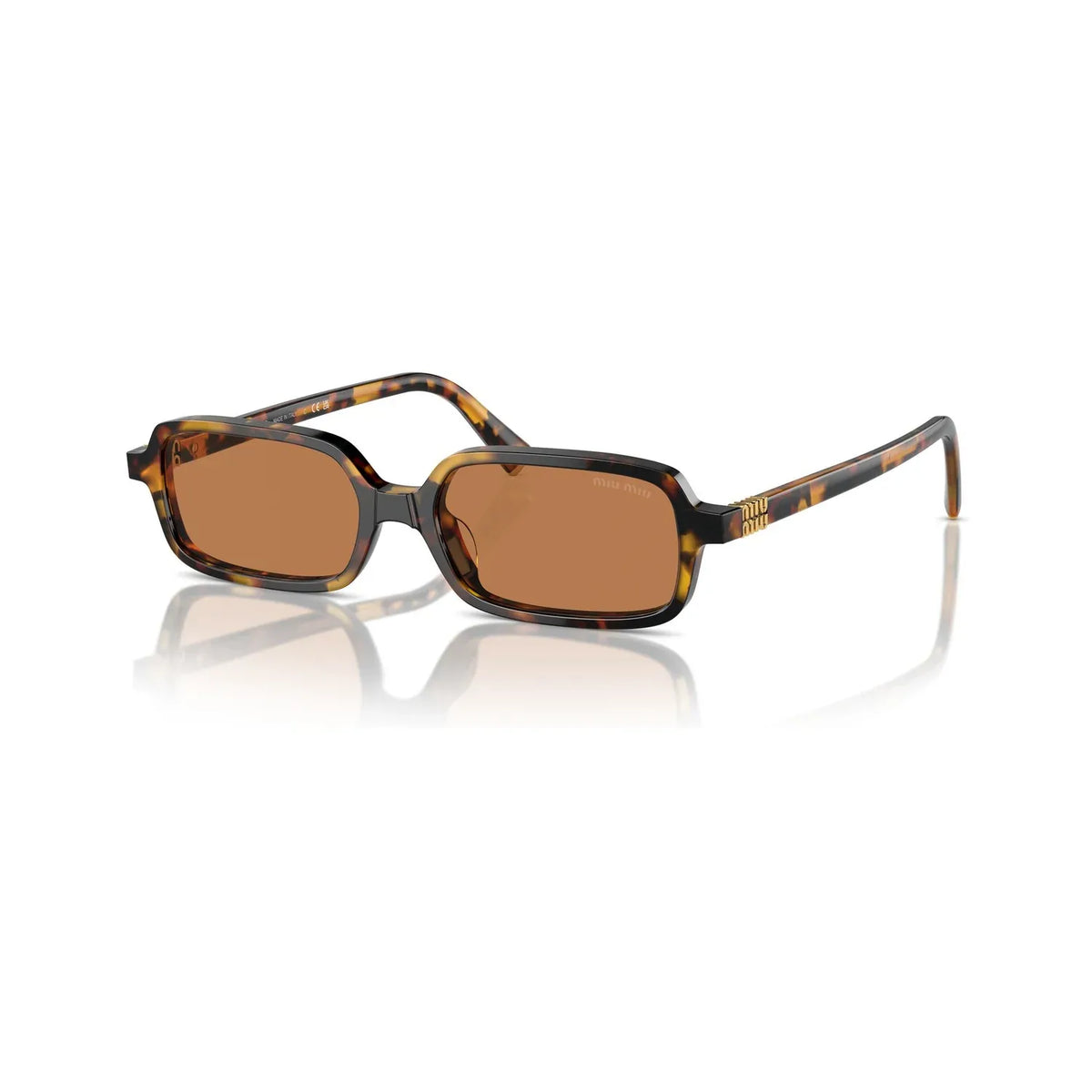 Miu Miu Regard MU 11ZSF VAU2Z1 Low Bridge Honey Havana Brown Güneş Gözlüğü