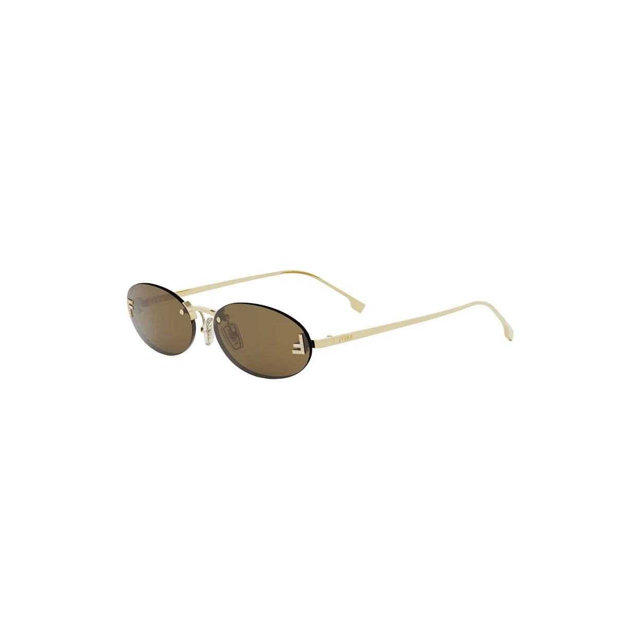 Fendi First Crystal FE4075US 30J Gold Brown Güneş Gözlüğü