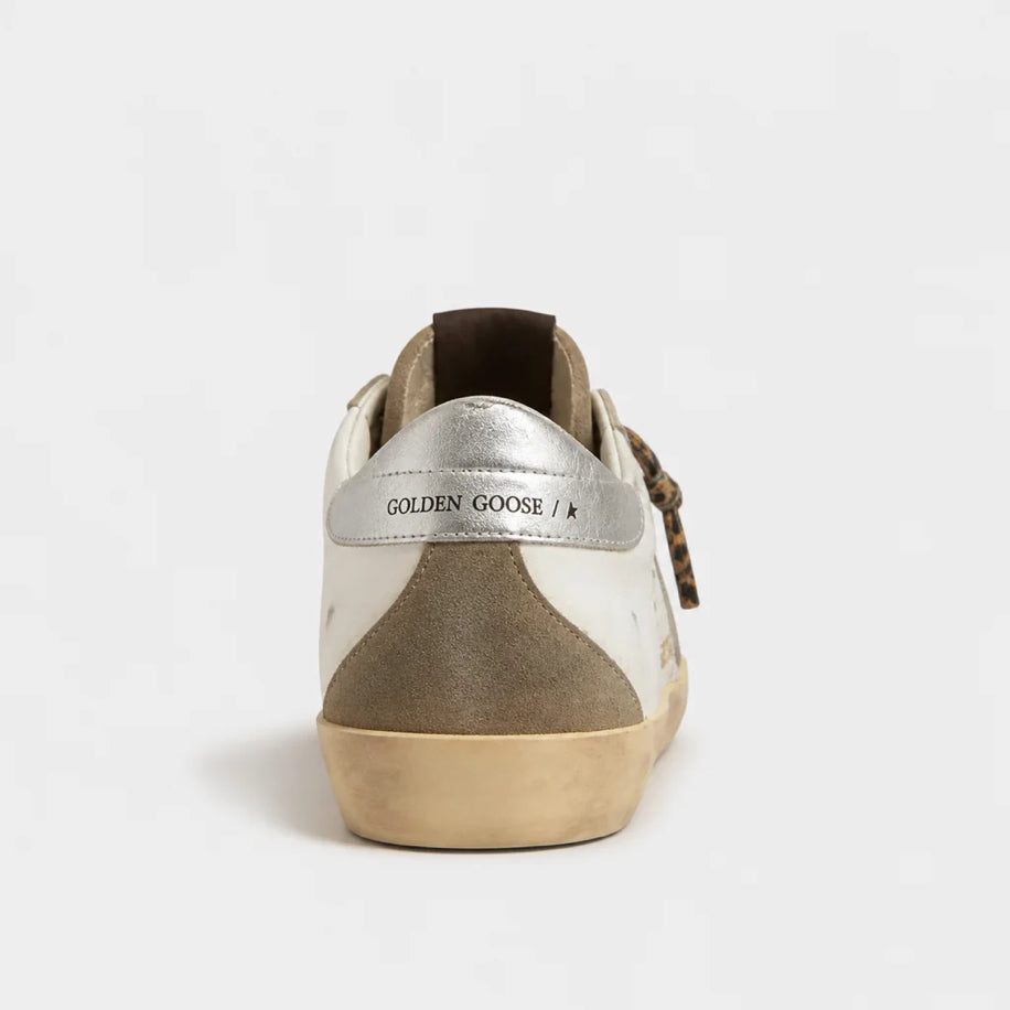 Golden Super-Star with Burgundy Glitter Star & Silver Heel Tab