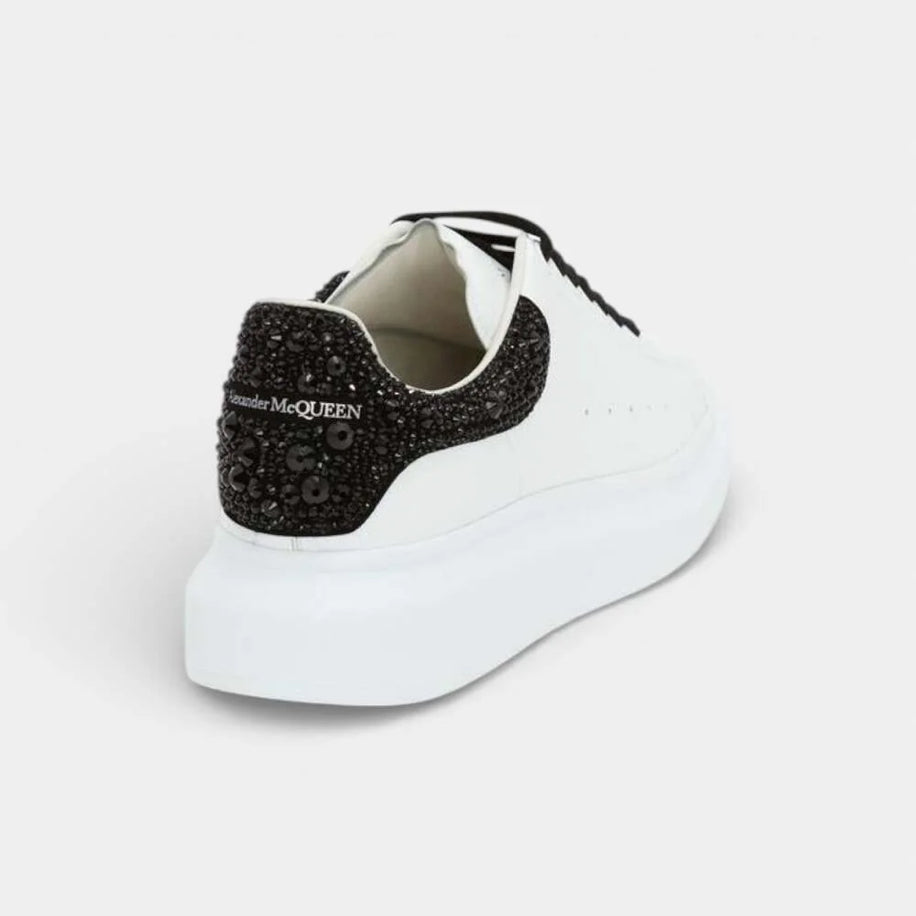 Alexander McQueen White Diamond Black White