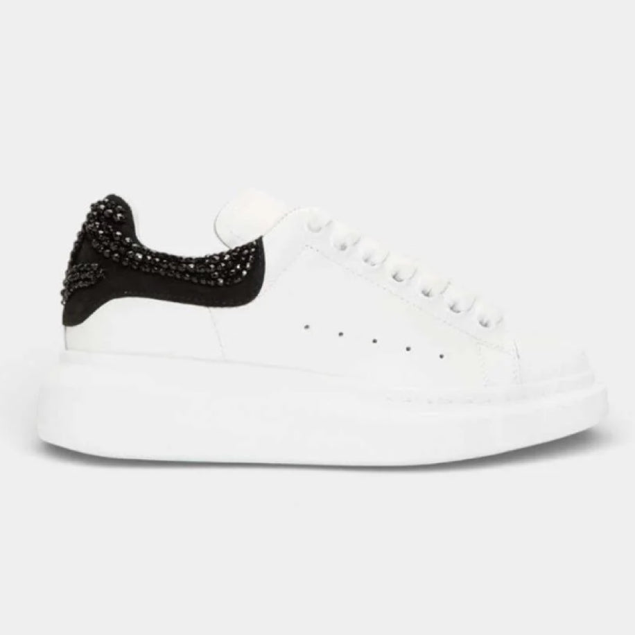 Alexander McQueen White Diamond Black White