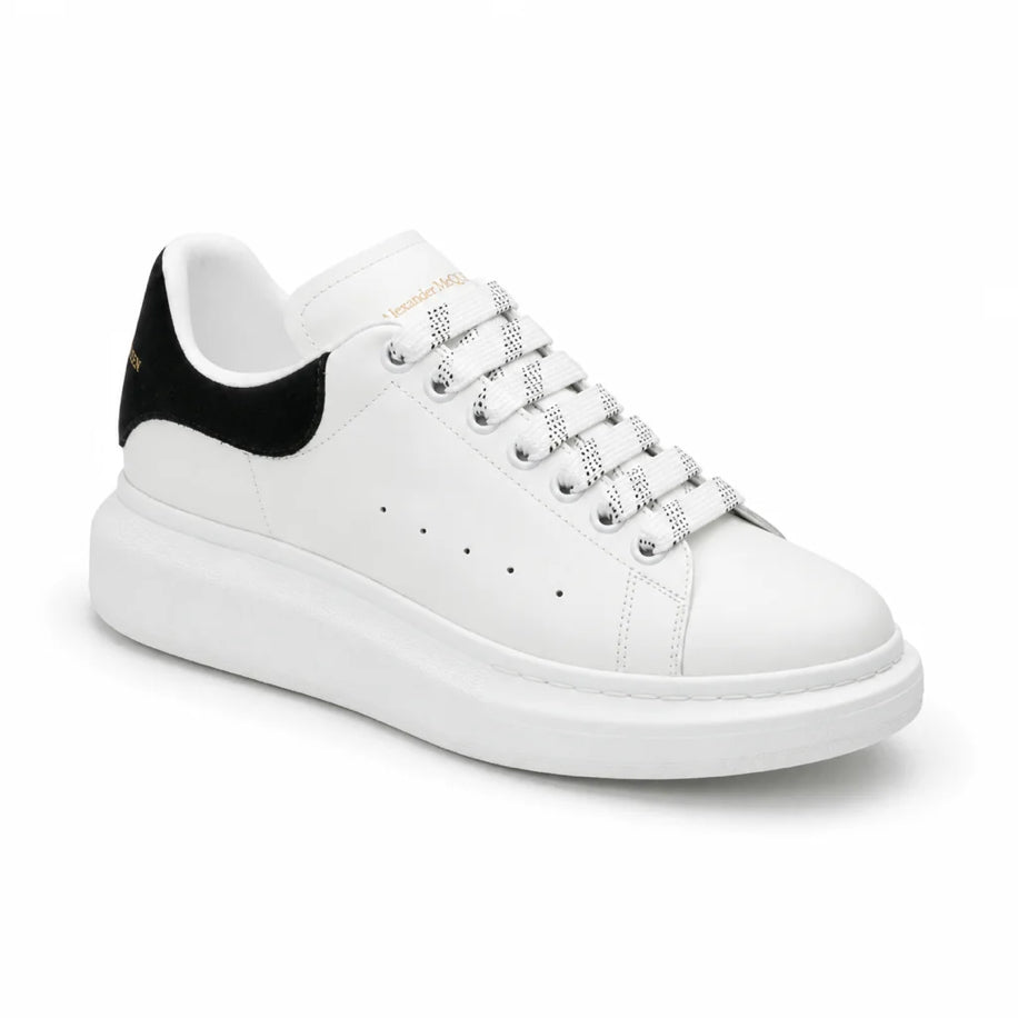 Alexander McQueen Oversized White Black Suede