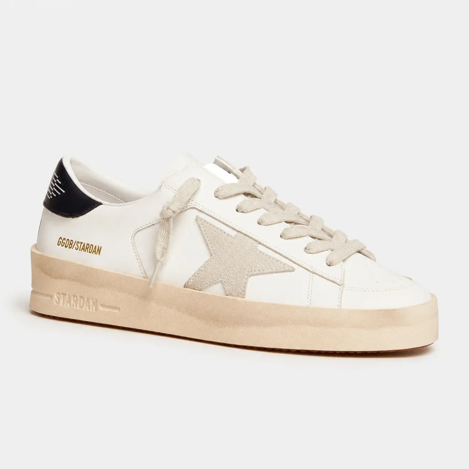 Golden Stardan with Ice-Gray Suede Star & Blu-Navy