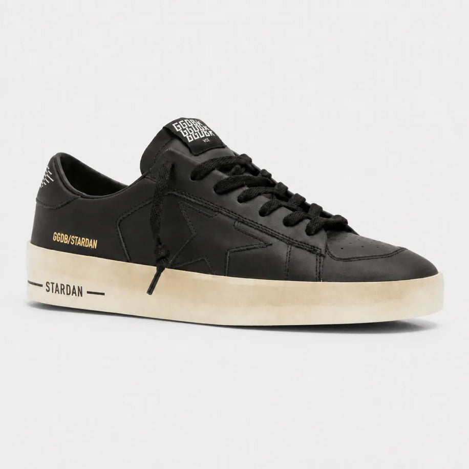 Golden Stardan in Total Black Leather