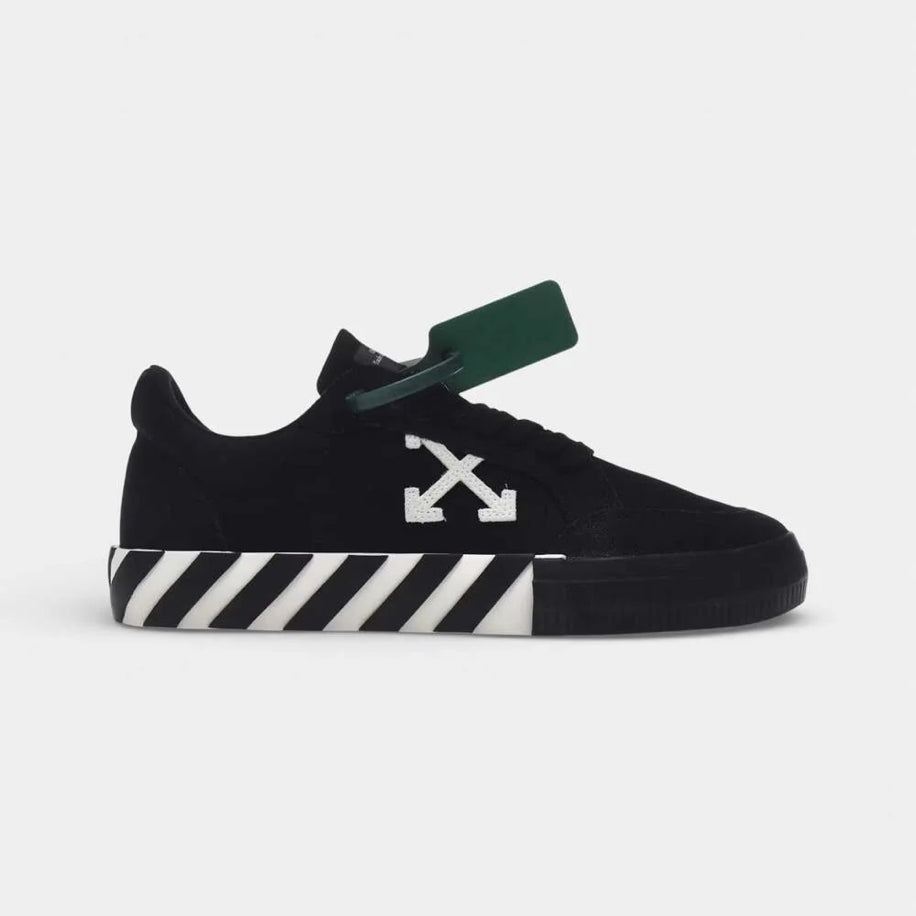 Off White Sneakers Black Canvas