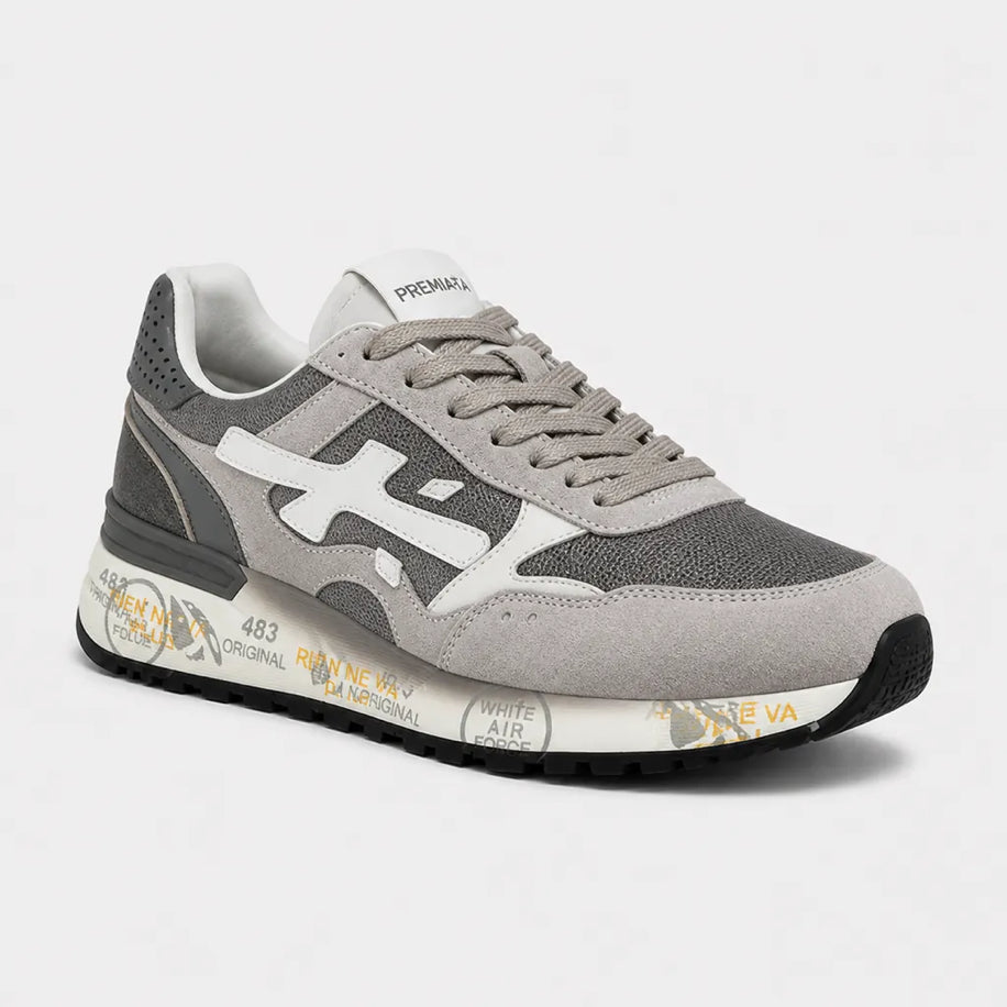 Premiata Grey White